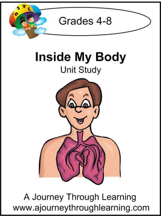 Inside My Body Unit Study - A Journey Through Learning Lapbooks 