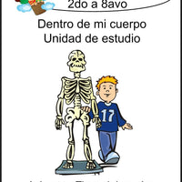 Dentro de mi cuerpo (Inside my Body) UNIT STUDY with Study Guide - A Journey Through Learning Lapbooks 