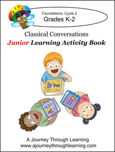 Classical Conversations JUNIOR Learning Activity Book 5th Edition Cycle 2 - A Journey Through Learning Lapbooks 