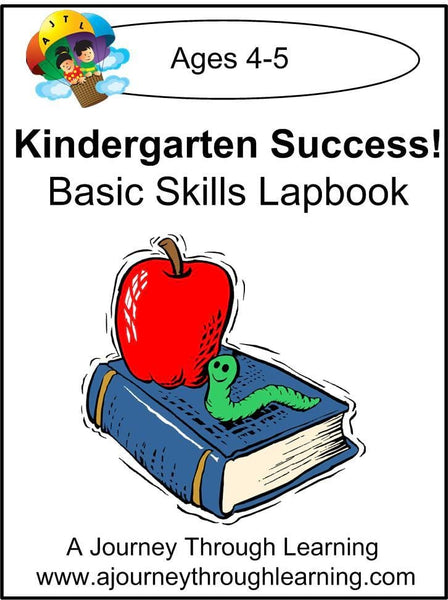 Kindergarten Success Basic Skills Lapbook - A Journey Through Learning Lapbooks 