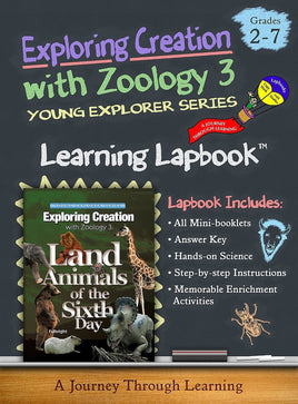 Land Animals of the Sixth Day -Jeannie Fulbright/Apologia-Zoology 3 Lapbook - A Journey Through Learning Lapbooks 