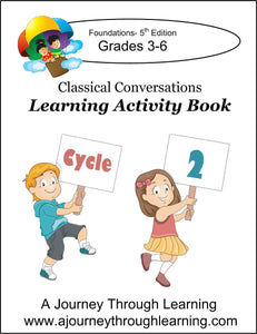 Classical Conversations Learning Activity Book 5th Edition Cycle 2 - A Journey Through Learning Lapbooks 