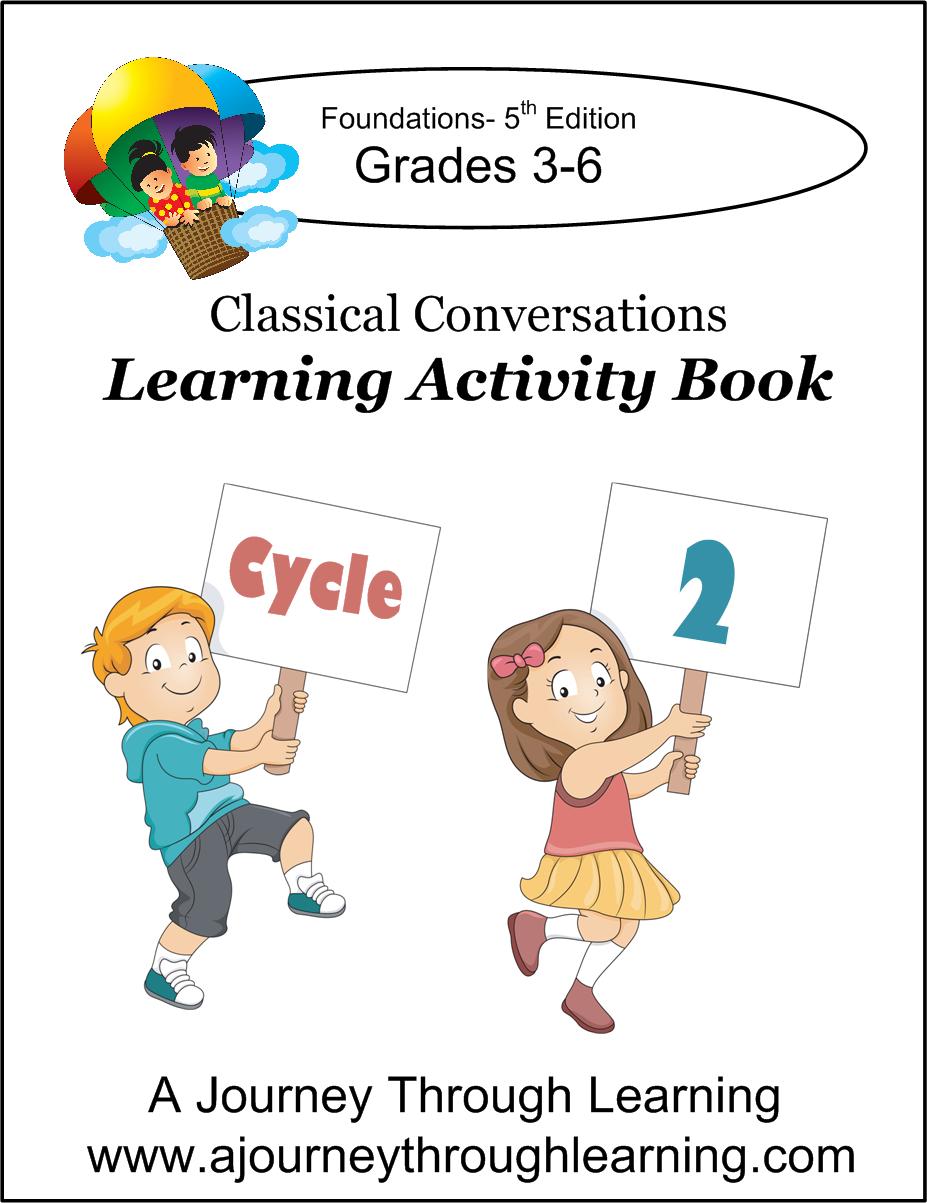 Classical Conversations Learning Activity Book 5th Edition Cycle 2 - A Journey Through Learning Lapbooks 
