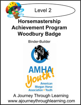Horsemastership Achievement Program- Level 2 Woodbury Badge - A Journey Through Learning Lapbooks 