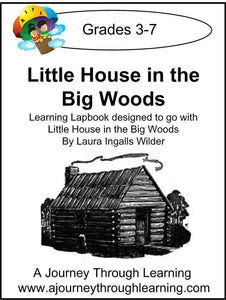 Little House in the Big Woods Lapbook - A Journey Through Learning Lapbooks 