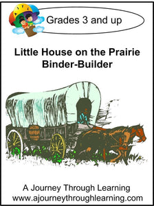 Little House on the Prairie Binder-Builder - A Journey Through Learning Lapbooks 