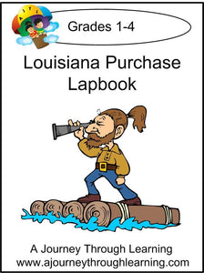 Louisiana Purchase Lapbook with Study Guide - A Journey Through Learning Lapbooks 