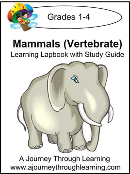 Exploring Mammals Lapbook with Study Guide - A Journey Through Learning Lapbooks 