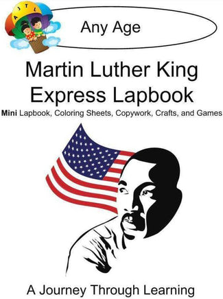 Martin Luther King Express Lapbook - A Journey Through Learning Lapbooks 