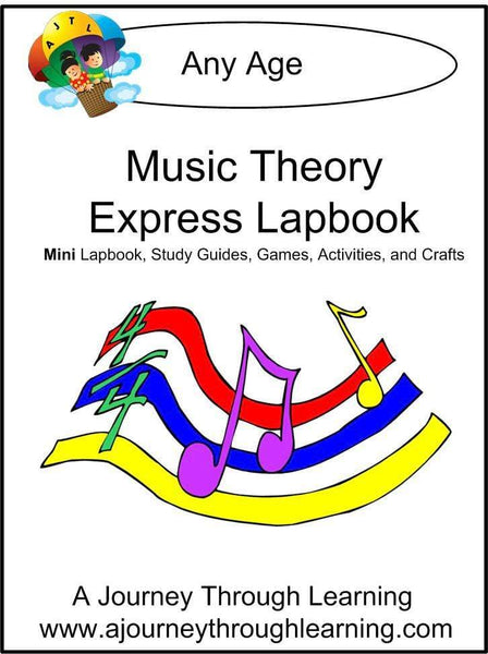 Music Theory Express Lapbook - A Journey Through Learning Lapbooks 