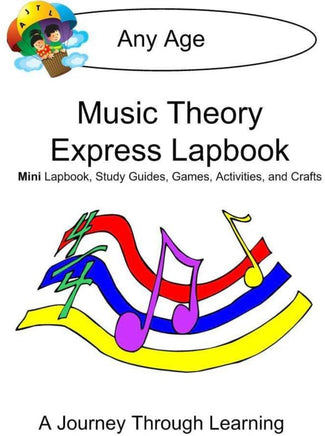 Music Theory Express Lapbook - A Journey Through Learning Lapbooks 