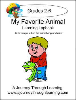 My Favorite Animal Lapbook - A Journey Through Learning Lapbooks 