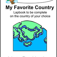 My Favorite Country Lapbook - A Journey Through Learning Lapbooks 