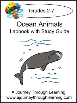 Ocean Animals Lapbook with Study Guide - A Journey Through Learning Lapbooks 