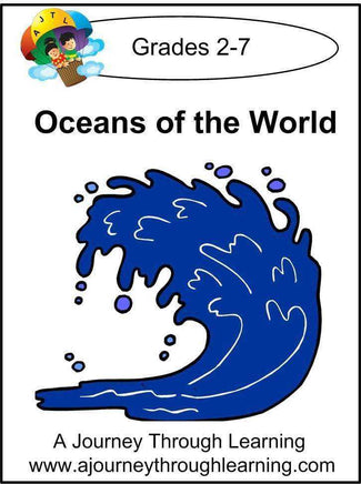 Oceans of the World Lapbook with Study Guide - A Journey Through Learning Lapbooks 