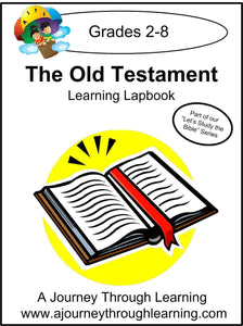 Old Testament Lapbook with Study Guide - A Journey Through Learning Lapbooks 