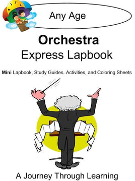 Orchestra Express Lapbook - A Journey Through Learning Lapbooks 