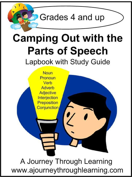 Parts of Speech Lapbook - A Journey Through Learning Lapbooks 