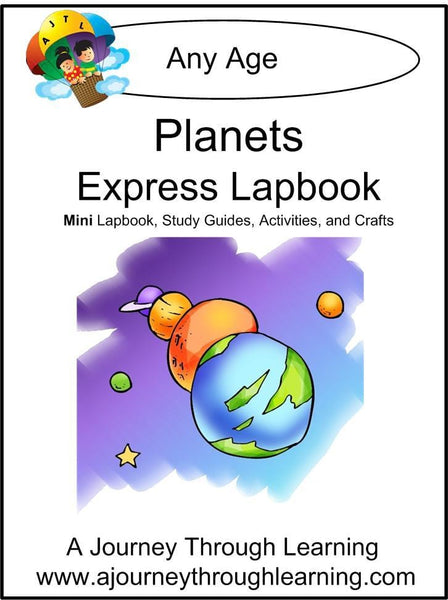 Planets Express Lapbook - A Journey Through Learning Lapbooks 