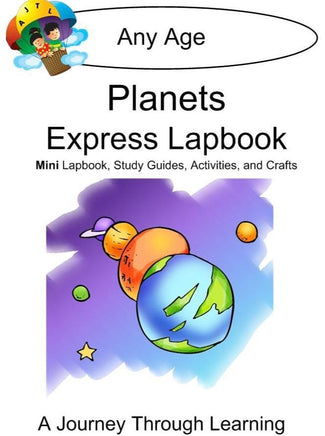 Planets Express Lapbook - A Journey Through Learning Lapbooks 