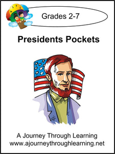 Presidents Pocket Games Lapbook with Study Guide