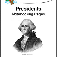 Presidents Notebooking Pages - A Journey Through Learning Lapbooks 