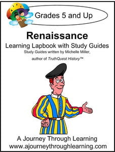 Renaissance Lapbook with Study Guide - A Journey Through Learning Lapbooks 