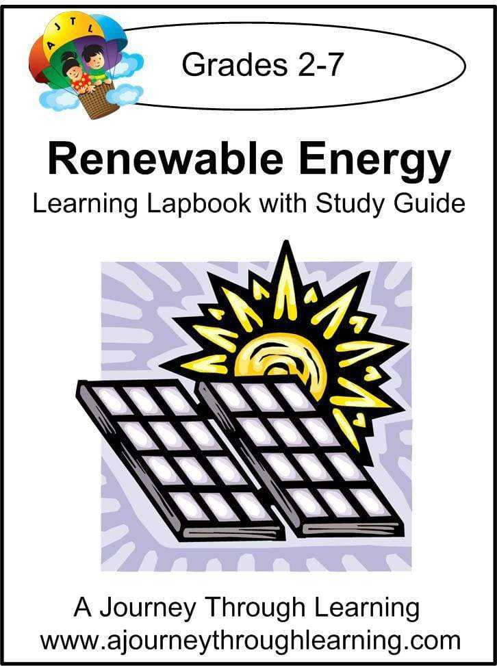 Renewable Energy Lapbook with Study Guide - A Journey Through Learning Lapbooks 