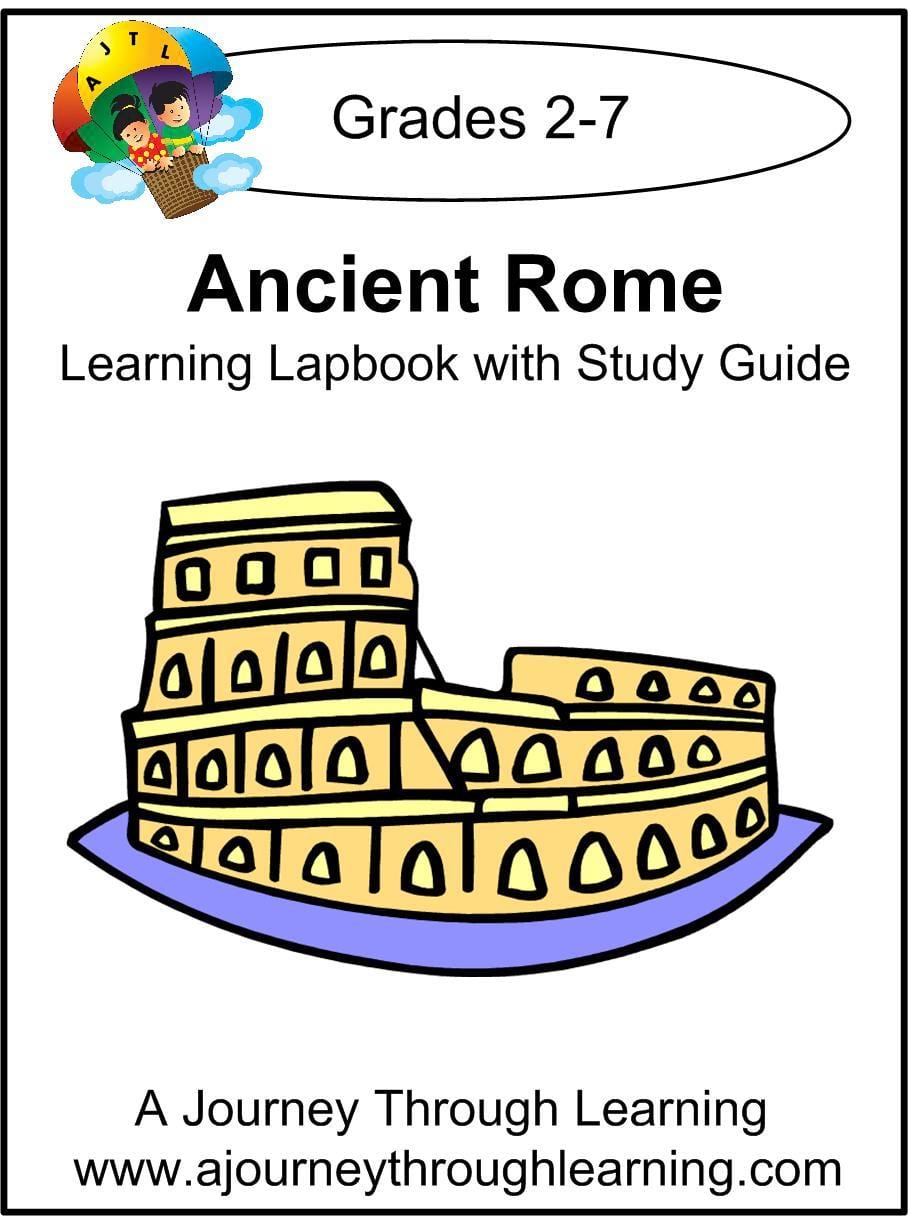 Ancient Rome Lapbook with Study Guide - A Journey Through Learning Lapbooks 