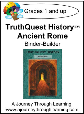 Ancient Rome Supplements Made for TruthQuest History - A Journey Through Learning Lapbooks 