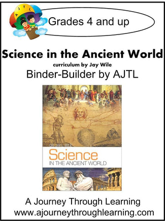 Jay Wile Science in the Ancient World Lapbook Binder Builder - A Journey Through Learning Lapbooks 