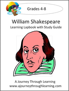 William Shakespeare Lapbook with Study Guide - A Journey Through Learning Lapbooks 