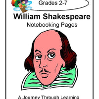 William Shakespeare Notebooking Pages - A Journey Through Learning Lapbooks 