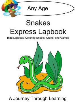 Snakes Express Lapbook - A Journey Through Learning Lapbooks 