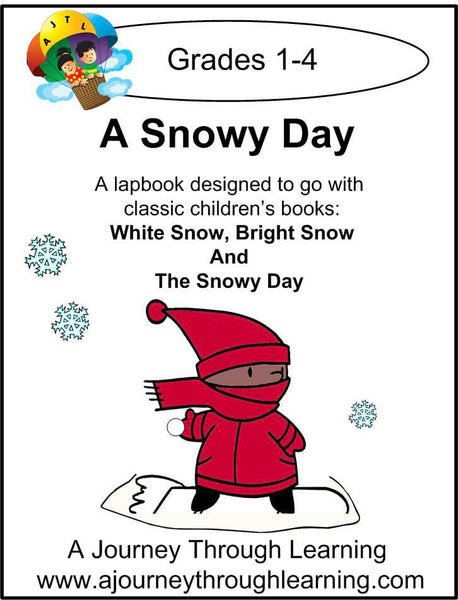 Snowy Day Lapbook - A Journey Through Learning Lapbooks 