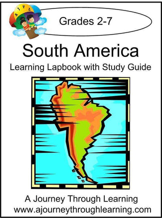 South America Lapbook with Study Guide - A Journey Through Learning Lapbooks 