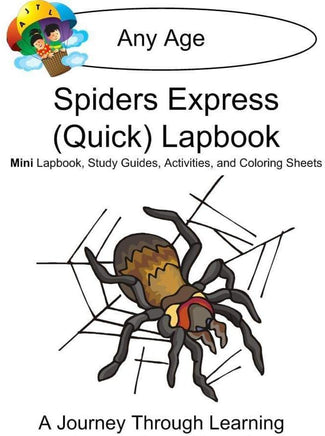 Spiders Express Lapbook - A Journey Through Learning Lapbooks 