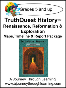 Renaissance/Reformation/Exploration Supplements Made for TruthQuest History - A Journey Through Learning Lapbooks 