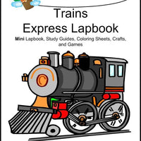 Trains Express Lapbook - A Journey Through Learning Lapbooks 