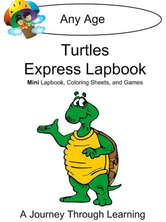 Turtles Express Lapbook - A Journey Through Learning Lapbooks 