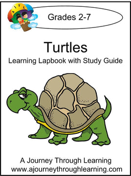 Turtles Lapbook with Study Guide - A Journey Through Learning Lapbooks 