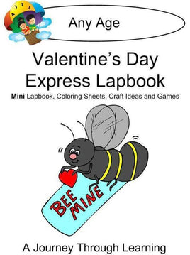 Valentine's Day Express Lapbook - A Journey Through Learning Lapbooks 