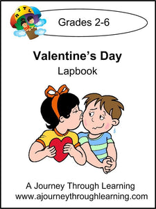 Valentines Day Lapbook with Study Guide - A Journey Through Learning Lapbooks 
