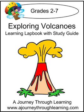 Volcanoes Lapbook with Study Guide - A Journey Through Learning Lapbooks 