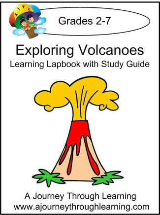 Volcanoes Lapbook with Study Guide - A Journey Through Learning Lapbooks 