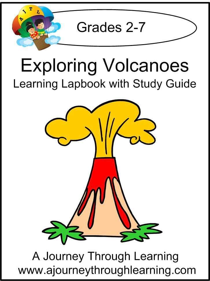 Volcanoes Lapbook with Study Guide - A Journey Through Learning Lapbooks 