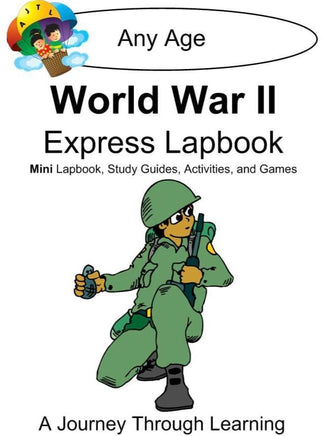 World War II Express Lapbook - A Journey Through Learning Lapbooks 