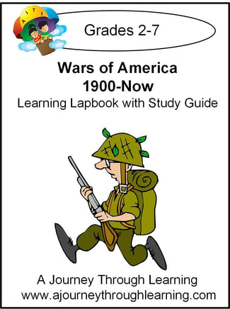 Wars of America 1900-Now Lapbook with Study Guide - A Journey Through Learning Lapbooks 
