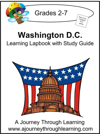 Washington D.C. Lapbook with Study Guide - A Journey Through Learning Lapbooks 