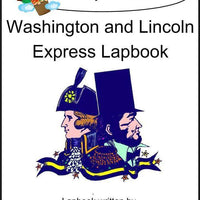 Washington and Lincoln Express Lapbook - A Journey Through Learning Lapbooks 